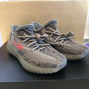 Kids Yeezy Shoes New- no box.  Size 3- grey